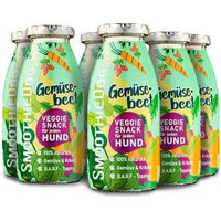 Produktbild von SmoothieDog Gemüsebeet Hund Nahrungsergänzung Vegan Getreidefrei 6x250 ml - 6 x 250 ml