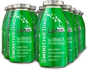 SmoothieDog Hund Lamm Funktionssnack Getreidefrei Hypoallergen 12x250 ml - 12 x 250 ml – Bild 1 von 3