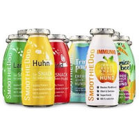 Produktbild von SmoothieDog Hund Smoothie Mix 12x250 ml Zucker- und glutenfrei mit Huhn, Rind, Lamm, Ente und Gemüsebeet - 12 x 250 ml