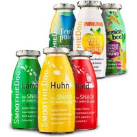 Produktbild von SmoothieDog Hund Smoothie Mix 6x250 ml - 6 verschiedene Sorten Huhn, Rind, Lamm, Ente, Immunio und Gemüsebeet - Zuckerfrei und glutenfrei Flüssiges Hundeleckerli für alle Altersstufen - 6 x 250 ml