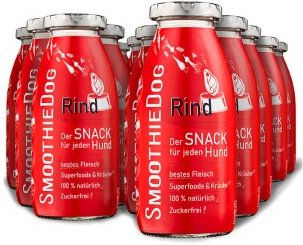 SmoothieDog Hund Smoothie Rind Getreidefrei und Ohne Zucker 12x 250 ml - 12 x 250 ml – Bild 1 von 6