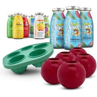 Produktbild von SmoothieDog Hund Smoothie Summer-Edition und Mix-Paket mit Schleckball aus Naturkautschuk ohne Zucker für alle Altersstufen