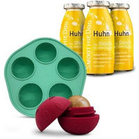 Produktbild von SmoothieDog Hundesmoothie Huhn mit Schleckball aus Naturkautschuk für alle Altersstufen und Größen, 3x 250 ml