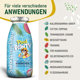 SmoothieDog Hundesmoothie Kaninchen Sensitive Belohnungssnack ohne Zucker und Konservierungsstoffe 250 ml – Bild 1 von 1