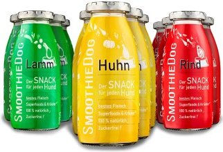 SmoothieDog Hundesmoothie Mix Huhn Rind Lamm Getreidefrei und Zuckerfrei 12x250 ml - 12 x 250 ml – Bild 1 von 10