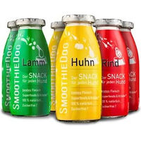 Produktbild von SmoothieDog Hundesmoothie Mix Huhn, Rind und Lamm Getreidefrei und Zuckerfrei 6x250ml - 6 x 250 ml