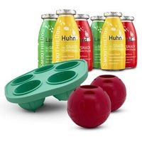 Produktbild von SmoothieDog Klassik Funktionssnack für Hunde mit Huhn Lamm und Rind sowie 2 bunte Schleckbälle aus Naturkautschuk 6x 250 ml