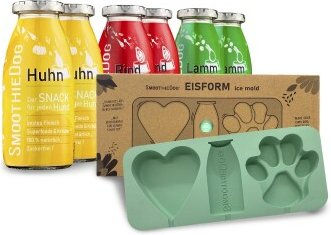 SmoothieDog Klassik Hundesnack Mix aus Huhn, Lamm und Rind mit Eisform, gluten- und zuckerfrei, 6x 250 ml - 6 x 250 ml – Bild 1 von 8
