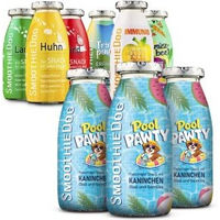 Produktbild von SmoothieDog Mix Paket für Hunde mit Immunstärkung Summer Edition getreidefrei und ohne Zucker 9x 250ml