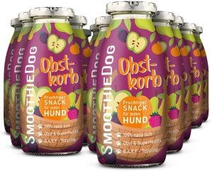 SmoothieDog Obstkorb Hund Smoothie Vegan Getreidefrei und Ohne Zucker 6x250 ml - 6 x 250 g – Bild 1 von 7