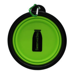Produktbild von SmoothieDog Reisenapf aus Silikon Grün 300ml - 300 ml