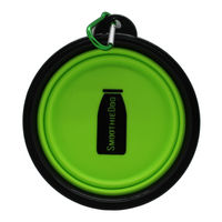 Produktbild von SmoothieDog Reisenapf aus Silikon Grün 300ml - 300 ml