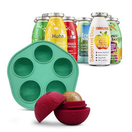 SmoothieDog Schleckball Hundesnack aus Naturkautschuk 12er Mix bunt befüllbar und bpa-frei – Bild 1 von 9