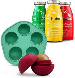 SmoothieDog Schleckball Klassik Funktionssnack für Hunde mit Huhn Lamm und Rind 3x250 g – Bild 1 von 3