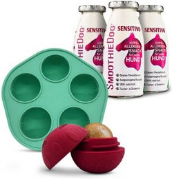 SmoothieDog Schleckball Sensitivo Funktionssnack für Pferde hypoallergen und monoprotein 3x250 g – Bild 1 von 3