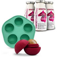 Produktbild von SmoothieDog Schleckball Sensitivo Funktionssnack für Pferde hypoallergen und monoprotein 3x250 g