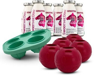 SmoothieDog Sensitivo Funktionssnack für Pferde Hypoallergen Monoprotein 6x 250 ml mit 5 Schleckbällen – Bild 1 von 3