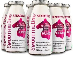 SmoothieDog Sensitivo Hundesmoothie Pferd Hypoallergener Funktionssnack Zucker- und Glutenfrei 6x 250ml - 6 x 250 ml – Bild 1 von 8