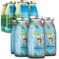 Produktbild von SmoothieDog Summer Edition Funktionssnack Ente für Hunde und Kaninchen ohne Zucker Monoprotein 4x 250 ml