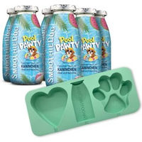 Produktbild von SmoothieDog Summer Edition Kaninchen Smoothie ohne Zucker und Monoprotein mit Eisform 6x 250 ml