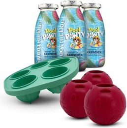 SmoothieDog Summer-Edition Kaninchen Smoothie und Schleckball Set ohne Zucker und Monoprotein 750 ml – Bild 1 von 3