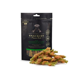Snackies Hundesnack Trockenfleisch Hühnerbrust mit Spinat getreidefrei 80g - 80 g – Bild 1 von 2