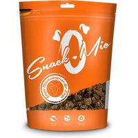 Produktbild von SnackOMio Belohnungssnack krosse Fleischwürfel Ziege Monoprotein 125g