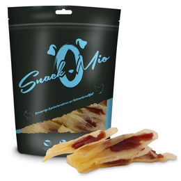 SnackOMio Hundesnack Knusprige Kaninchenohren an Hühnerbrustfilet getreidefrei und zuckerfrei 70 g - 70 g – Bild 1 von 3