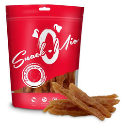 SnackOMio Hundesnack Trockenfleisch Hühnerbrust Filetstreifen getreidefrei 500 g - 500 g – Bild 1 von 12