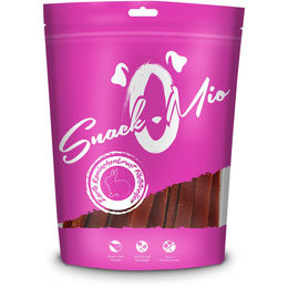 SnackOMio Kaninchenbrust Filetstreifen Trockenfleisch getreidefrei und zuckerfrei 3x70g – Bild 1 von 2