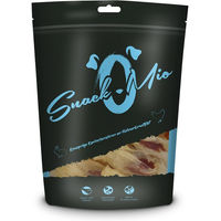 Produktbild von SnackOMio knusp Kaninchenohren an Hühnerbrustfilet Naturkauartikel für Kleintiere getreidefrei und zuckerfrei 3x70g