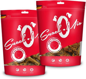 Produktbild von SnackOMio Naturkaukartikel Huhn Hühnerfüße 350g und Hühnerflügel 500g