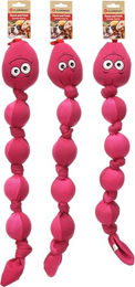 Snala Flamingo Hundespielzeug Schlange Emoji Rosa aus Neopren mit Quietschfunktion und Schwimmfähigkeit - 70 cm – Bild 1 von 6