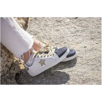 Produktbild von Sneakers Pénélope Neptune für Damen aus Leder in Weiß-Gold Größe 36