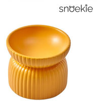 Produktbild von SNOEKIE Erhöhter Haustiernapf aus Porzellan Gelb 12.8x12.8x10.5cm