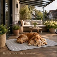 Produktbild von SNOEKIE Hundekühlmatte für Hunde und Katzen Grau 90 x 120 cm