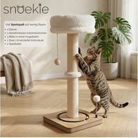 Produktbild von SNOEKIE Kratzbaum für Katzen mit extra dickem Sisal-Kratzstamm Ø 11,5 cm