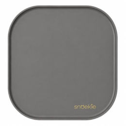 SNOEKIE Napfunterlage aus Silikon für Hunde und Katzen Grau 26 x 26 cm – Bild 1 von 1