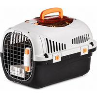 Produktbild von SNOEKIE Tiertransportbox für Katzen und kleine Hunde aus Kunststoff Skyline Design