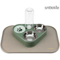 Produktbild von SNOEKIE Trinkautomat automatischer Wasserspender mit drei Schüsseln