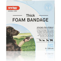 Produktbild von Snögg Animal Polster THICK Pfoten und Gelenke Wundverband Beige 9cm x 2m