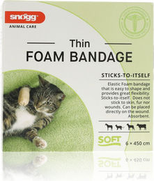 Snögg Foam Bandage Thin Wundpflege für Pferde, Hunde und Katzen in Beige, 6x450 cm – Bild 1 von 2