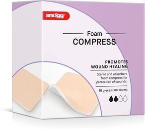Snögg Foam COMPRESS Schaum für Pferde, Hunde und Katzen beige 10 x 10 cm – Bild 1 von 2