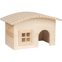Produktbild von SOBY Flamingo Haus aus Naturholz Größe S 19,5x12x12cm