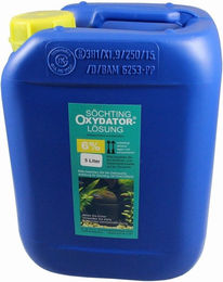 Produktbild von Söchting Oxydator Lösung 6% Wasserstoffperoxid zur Wasseraufbereitung für Fisch, Teich und Aquarium 5L - 5 l