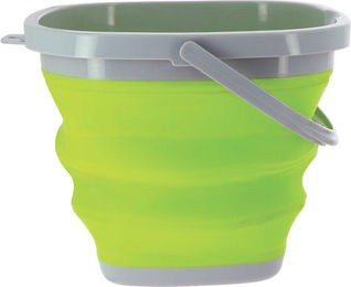 Softfun Faltbarer Eimer aus Silikon in Gelb oder Grün – Bild 1 von 2