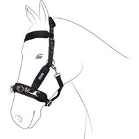 Produktbild von Softie Kappzaum Sofprene aus Neopren für Vollblut und Cob in Schwarz