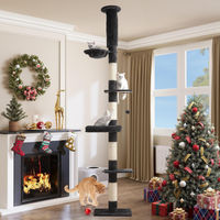 Produktbild von Solidchoice Kratzbaum für Katzen mit 5 Ebenen und verstellbarer Höhe