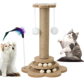 Solidchoice Kratzbaum für Katzen mit Kratzpfosten und abnehmbaren Plattformen 40 cm – Bild 1 von 1