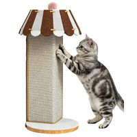 Produktbild von Solidchoice Vertikaler Kratzbaum aus Sisal für Katzen und Kitten 55 cm